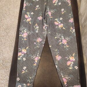 Floral Print Joggers